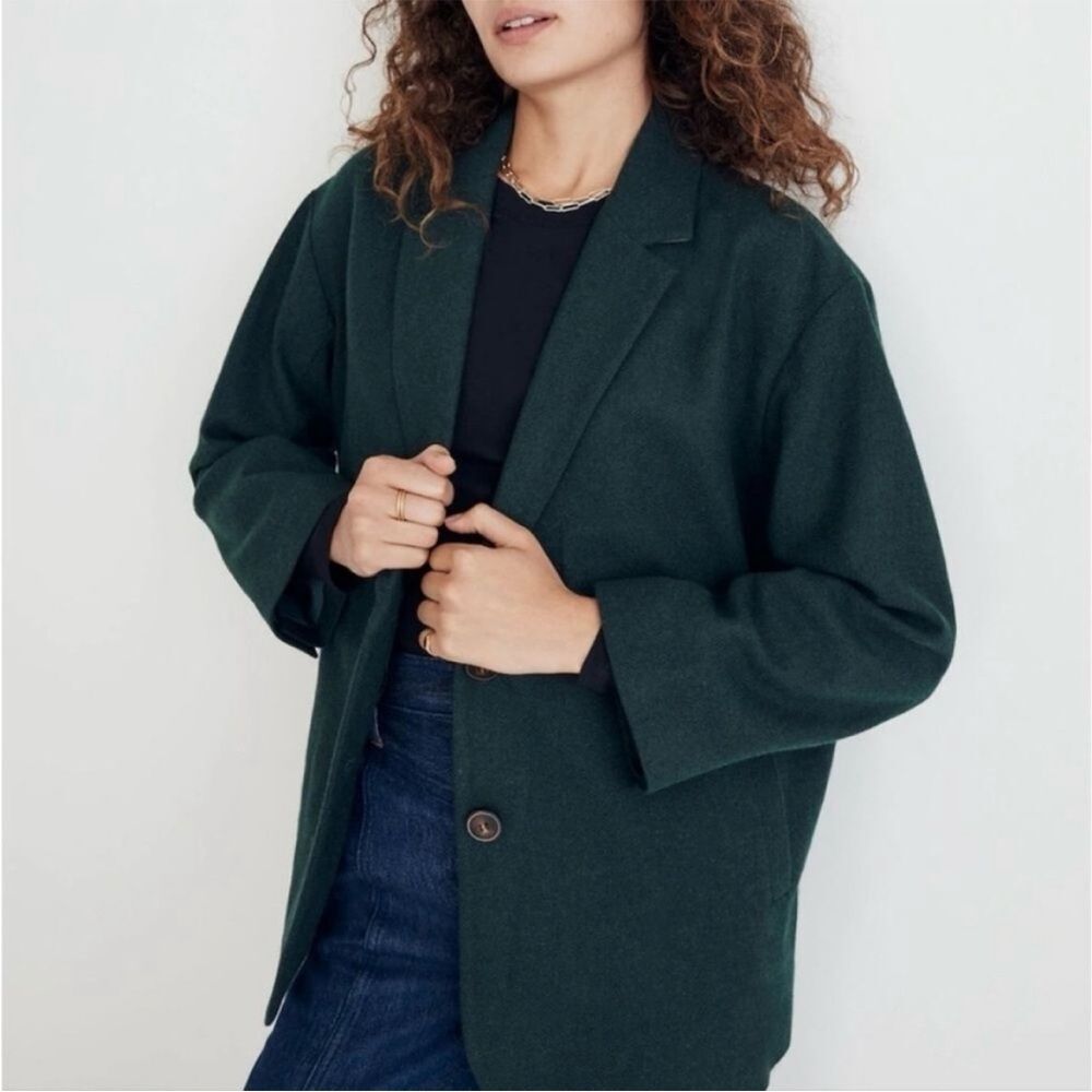 NWOT Madewell Brushed Wool Oversized
Dorset Blazer Coat Jacket women’s 2X - Picture 2 of 9
